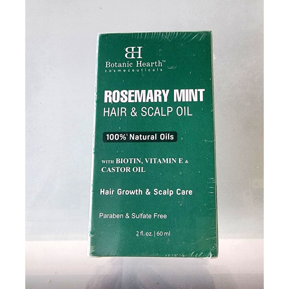 Rosemary Mint Hair & Scalp 100% Natural Oils by Botanic Hearth Healthy Hair